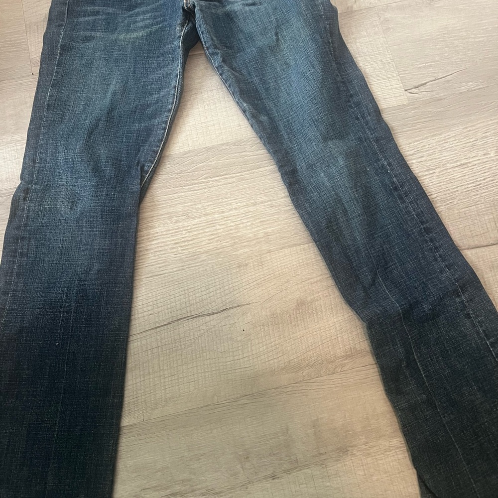 Seven7 Blue Boot Cut Jeans Classic Indigo